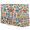 Multicolour 3, variant on Mexican Tile Boho Mexico Tote Beach Bag for Women Ladies Large Zipper Beach Bags Waterproof Sandproof Summer Gym Swim Pool Travel Bag