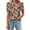 Style 01, variant on Womens Summer T-Shirts Fashion Floral Prints Shirts Loose Round Neck Puff Sleeves Pleated Blouse Womens Casual Short Sleeve Blouses Pullover Tops