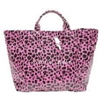 thumbnail image 2 of Large Tote Bag for Women Oversize Pu Leather Womens Weekender Bag Shopper Handbag Travel Purse Large Capacity Leopard Print Shoulder Bag Red, 2 of 8