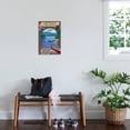 thumbnail image 3 of Art.com Lake Placid, New York - Adirondacks Canoe Scene Stretched Canvas Print Wall Art by Lantern Press, 16" x 24", 3 of 4