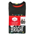 thumbnail image 2 of Holiday Time Unisex Toddlers Matching Family Pajamas Merry and Bright Top and Pants Set, 2-Piece, Sizes 2T-5T, 2 of 6