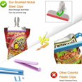 thumbnail image 3 of 4PCS Food Sealing Clips, Sachet Closing Clip, Kitchen Closing Clip, Sachet Clips, Sealing Clips, Bag Clamps Sealing Clips, for Kitchen Packaging，T-Audace, 3 of 5