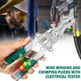 thumbnail image 3 of 8 in 1 Wire Stripping Pliers Multi-Functional Tool with Cutter Crimper Voltage Tester for Home Repair and Circuit Maintenance, 3 of 8