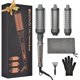 thumbnail image 1 of wonima11 3 in 1 Thermal Brush, 1.25/1.5/1.75" Interchangeable Heating Iron Barrels, 30s Quick Heating Curling Brush, 5 temperatures 290°F-450°F Thermal Round Brush for ALL Type Hair, 1 of 1