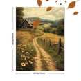 thumbnail image 3 of Qisvanset 12x16 Inch Framed Canvas Wall Art Vintage Pastoral Countryside Antique Inspired Rural Home Wall Art, 3 of 8