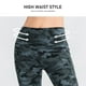 thumbnail image 5 of Pantalones deportivos para mujer Leggings de yoga Bolsillo de cintura alta con estampado de camuflaje, 5 of 8