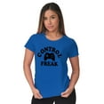 thumbnail image 4 of Control Freak Controller Geek Gamer Womens Slim Fit Graphic Tee Brisco Brands L, 4 of 5
