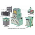 thumbnail image 2 of Bacati - Elephants Nursery Storage Items, Mint/Yellow/Grey, 2 of 27
