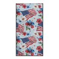 thumbnail image 2 of XYZCANDO USA Flag Hibiscus Print Car Seat Towel Cover Washable for Gym Hiking, Anti-Slip Lightweight Automotive Seat Towel Protector Comfortable, 2 of 11
