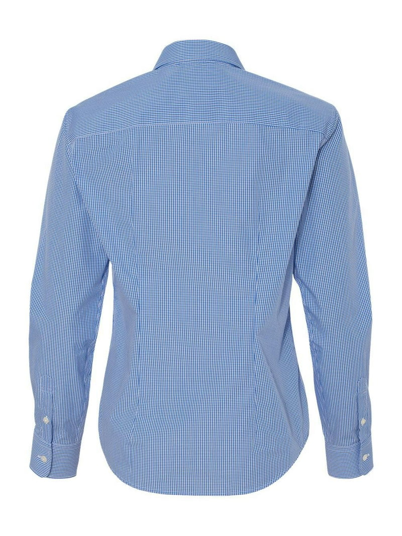 Van Heusen Women 's Gingham Check Shirt - Walmart.com