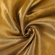 Efavormart Rectangle Satin Tablecloth, 60x102 Smooth Oblong Washable Table Cloth, Decorative Silky Fabric Table Cover for Wedding, Party, Banquet- Gold