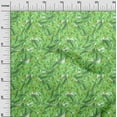 thumbnail image 3 of oneOone Polyester Spandex Light Green Fabric Tropical Leaf Sewing Fabric By The Yard Printed Diy Clothing Sewing Supplies 56 Inch Wide, 3 of 5