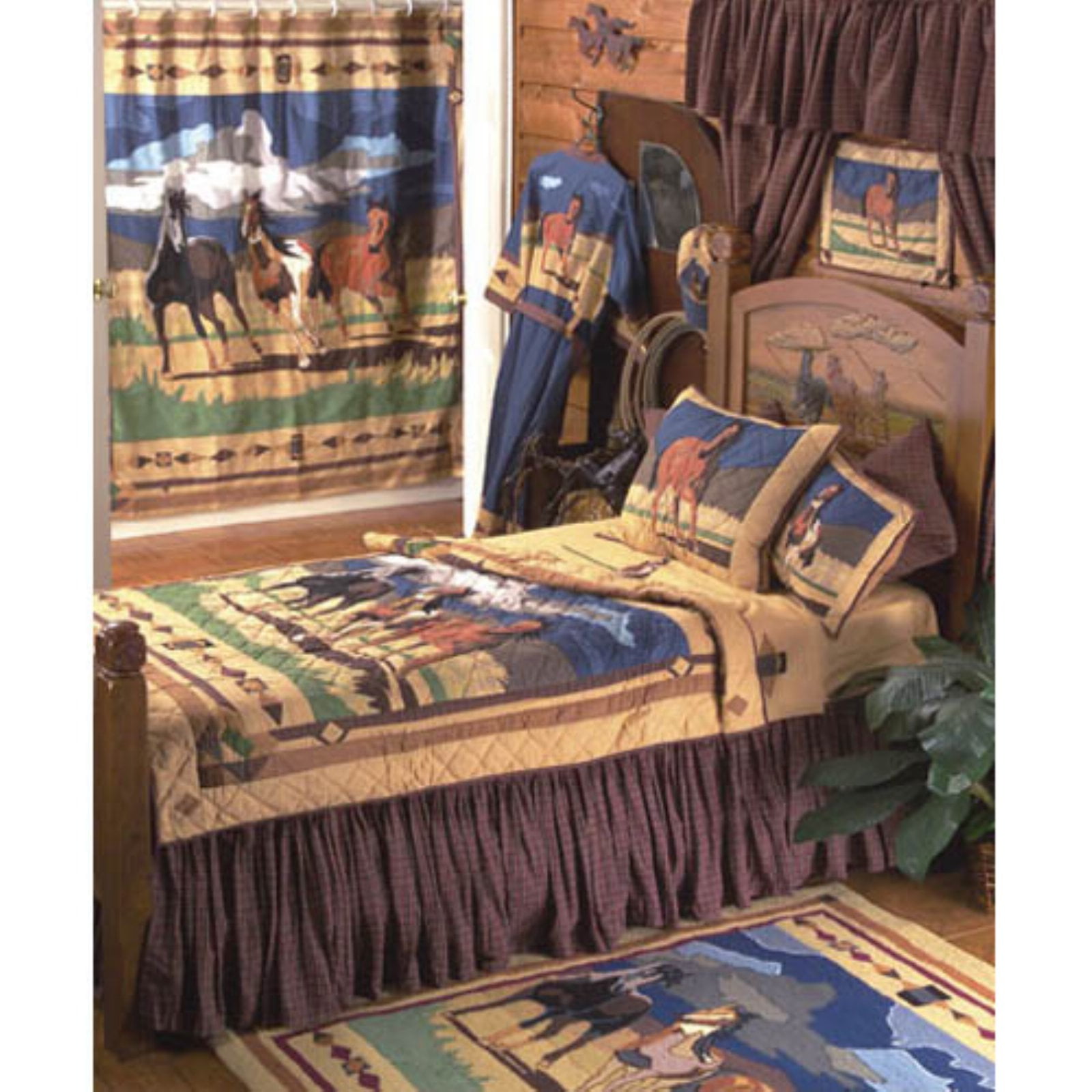 Patch Magic Wild Horses Luxury Quilt
