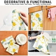 thumbnail image 7 of Kitchen Towels Pineapple Pattern Pattern Cleaning Towel Absorbent Hand Towels Tea Towels for Home Restaurant Dish Clean 28" x 18", 4PCS, 7 of 7