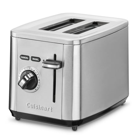 Cuisinart Stainless Steel 2-Slice Toaster, New, CPT-12WM ‼️used item ‼️has stains comes with crumbs and possible scratches ‼️