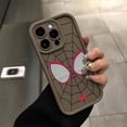thumbnail image 3 of Funda de teléfono suave de TPU negro Marvel Spider Man para iPhone 16, 15, 14, 13, 12, 11 Pro Max, XR, XS, 7, 8 Plus, MINI funda suave fresca, gran oferta, 3 of 5