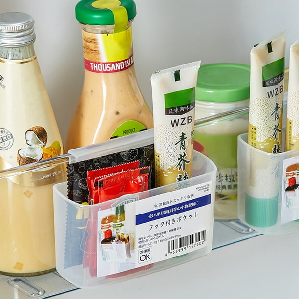 Mini Fridge Hanging Storage Box Good Load bearing PP Seasoning Bag