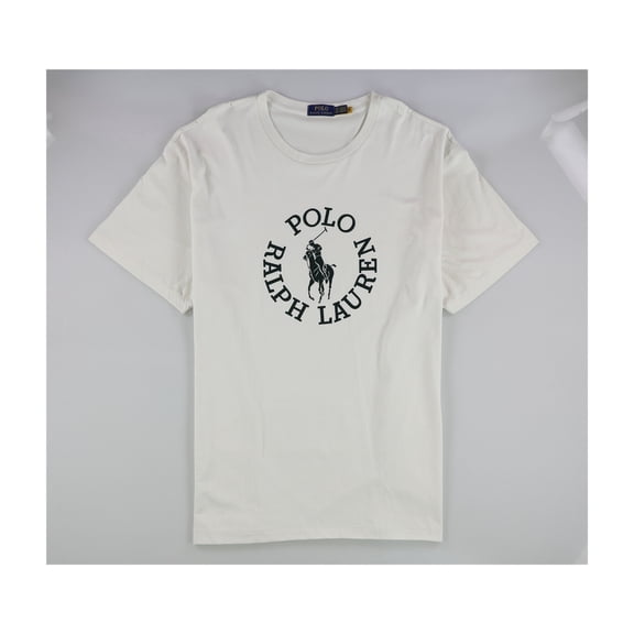 Polo Ralph Lauren Mens Regular fit Short Sleeve Graphic T-Shirt Shirt 3XB White