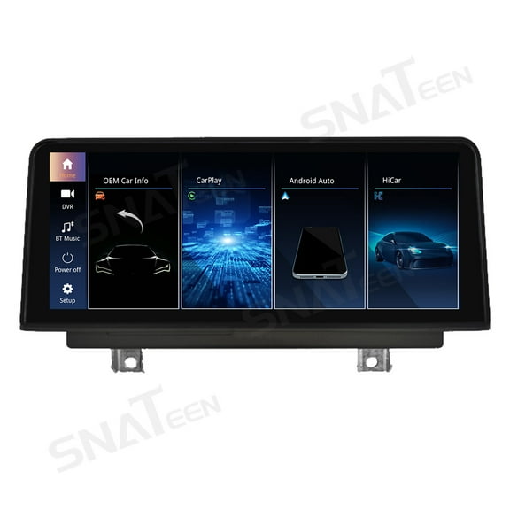SNATEEN 10.25/12.3 inch Linux Carplay Screen/Radio/Multimedia Player for BMW X1 F48 2015 2016 2017 Universal Car Navigation/GPS Upgrade Headunit Display 1080P Touch Screen Replace System