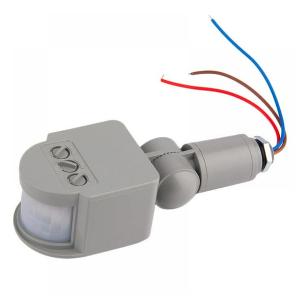 Interrupteur de Détecteur de Mouvement Mural Extérieur 110V-240V Lampe Lumière LED PIR Infrarouge Mouvement Interrupteur à Rotation 180 Degrés Détecteur de Mouvement