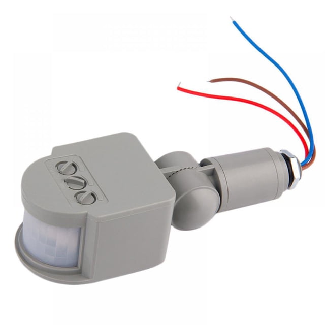 110V-240V Outdoor Wall Motion Sensor Switch Light Lamp LED PIR Infrared Motion 180 Degree Rotation Switch Motion Sensor Detector