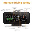 thumbnail image 4 of tssuouriy Car SUV Off-Road Smart Slope Meter Speedometer Over-Speed Alarm Compass Inclinometer, 4 of 6