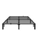 thumbnail image 1 of Yeshouse estructura de cama de metal negro de alta resistencia, plataforma ultrarresistente con gran capacidad de carga, fácil instalación, estable y silenciosa, no necesita base adicional, 1 of 6