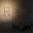 thumbnail image 2 of Yayeee LED Night Lights with Motion Detectors Auto Dusk to Dawn Light Sensors, 2 Pack, Blue Seaside, 2 of 7