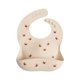 thumbnail image 1 of Babero de silicona ajustable impermeable con mariposas Mushie, 1 of 7