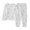 AB180 White, variant on Bainana Kids Christmas Diy Pajamas Unisex Cartoon Print Long Sleeve T-Shirt Pants Homewear Boys And Girls Daily Casual Clothes Set, Size 8-9 Years