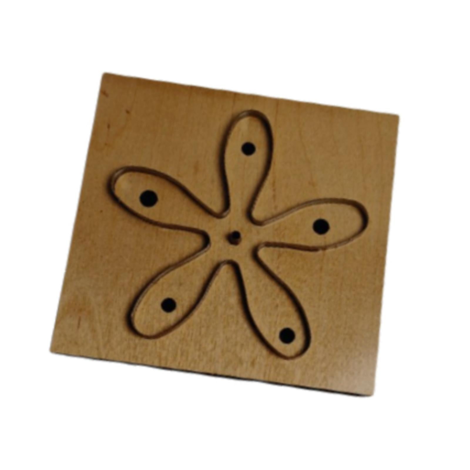 Leathercraft Cutting Die Wood Metal Template Compact Design for Beginner Home Tailor DIY Projects