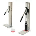thumbnail image 2 of Fichiouy Stainless Steel Manual Wine Bottle Corking Machine 2 POM heads Wine Bottle Corking Inserting Stopper Tools, 2 of 8
