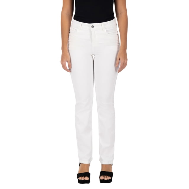Pantalón Recto Britos Jeans Mujer Blanco Magic Pomp 025237
