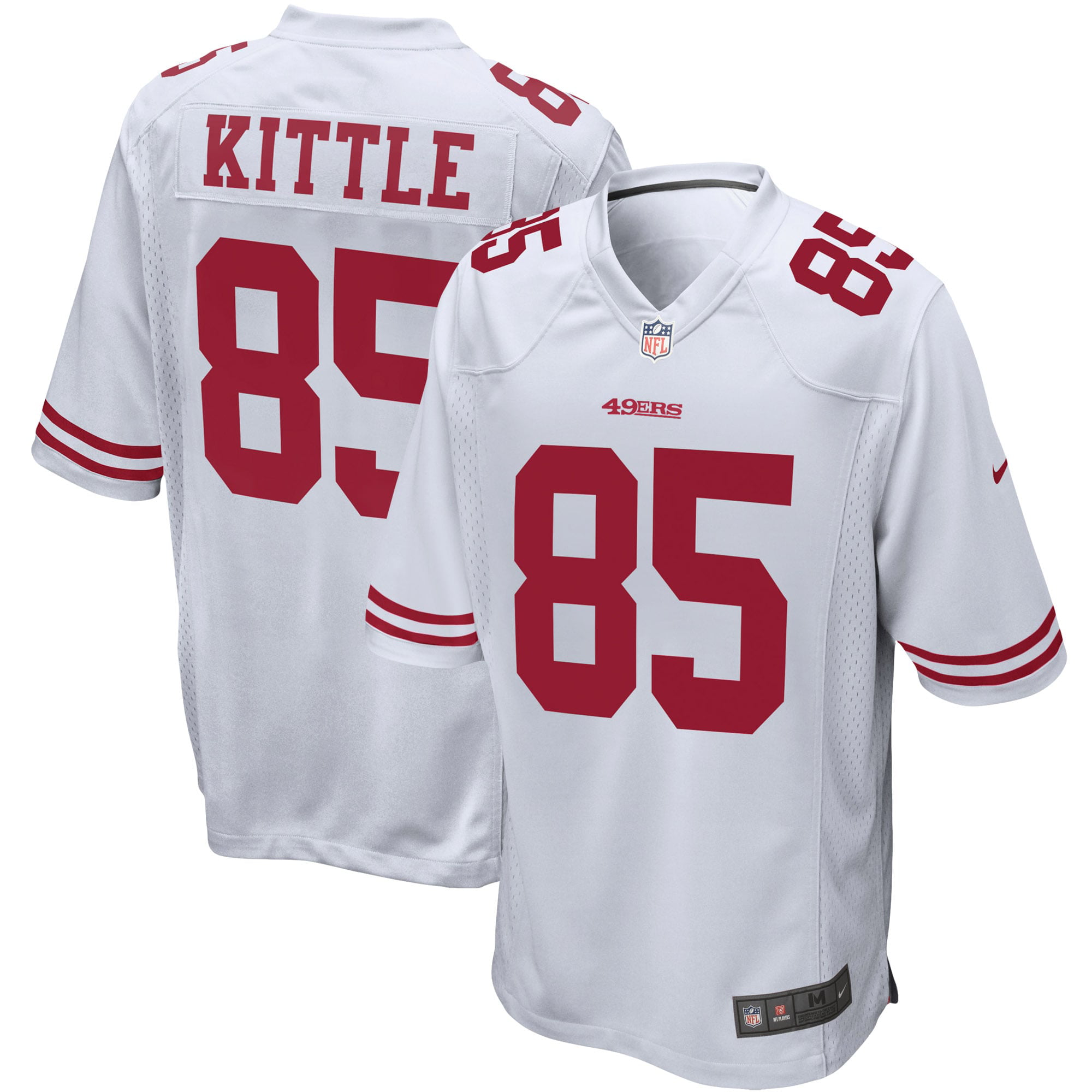 George Kittle San Francisco 49ers Nike Game Jersey - White - Walmart.com - Walmart.com