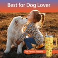 thumbnail image 5 of 40oz Golden Retriever Dog Tumbler with Handle and Straw, Cute Stainless Steel Insulated Cup with Lid and Straw, Travel Coffee Mug Water Bottle, Birthday Mothers Day Gifts for Women Men Animal Lovers, 5 of 6