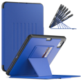 thumbnail image 1 of [PST] iPad 10.2" 7th 8th 9th Gen. Smart Case Cover, Shockproof Leather Magnetic Smart Cover Rugged Stand Case with Pencil Holder, 1 of 4