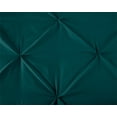 thumbnail image 5 of Chezmoi Collection Berlin Teal Pinch Pleat Queen Comforter Set, 3-Piece, Soft Pintuck, Lightweight All Season Microfiber Bedding, 5 of 9