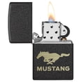 thumbnail image 2 of Zippo Ford Mustang Black Crackle Pocket Lighter, 2 of 6