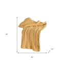 thumbnail image 5 of HomeRoots 518765 Yellow Knitted 100 Percent Cotton Throw Blanket, 5 of 5