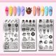thumbnail image 3 of Juego de 3 placas para estampar uñas con diseños de postres (63 patrones): plantillas para uñas con diseños de pasteles, donas y dulces. Plantillas para manicura con estampado de helados., 3 of 7