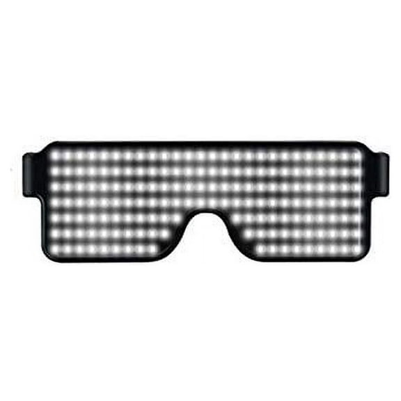 LINLIN LED Glasses, Light Up Glasses LED Party Glasses LED Glow Glasse, Nightclub Glow Flashing Sunglasses Eyewear, USB
