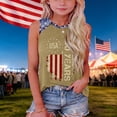 thumbnail image 2 of EnJoCho Kids Girls 250 Years Anniversary USA Shirt 250th Birthday 4th of July T-Shirts Patriotic Top Cotton Cute American Flag Shirts 4th of July Kids Star Print T-Shirt, 2 of 3