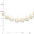 thumbnail image 2 of 925 Sterling Silver Pearl Chain Necklace Rhodium 7-8 mm White Freshwater Cultured 20 inch, 2 of 2