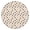 Doberman Heart Minimalist, variant on Doberman Heart Full Beige Pattern Round Elastic Tablecloth, 36-44 Inch Waterproof, Machine Washable, Indoor & Outdoor Use