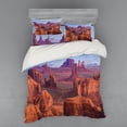 thumbnail image 1 of Ambesonne Nature Bedding Set 4 Pcs, South American Scenery, Queen, Brown Blue, 1 of 3