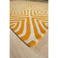 thumbnail image 5 of EORC ME106LOR5X8 Hand-Tufted Wool Modern Tufted Stripes Rug, 5' x 8', Light Orange Area Rug, 5 of 5
