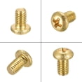 thumbnail image 5 of Unique Bargains M3x5mm Brass Machine Screws, Phillips Pan Head Fastener Bolts 20Pack, 5 of 5