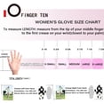 thumbnail image 7 of FINGER TEN Golf Gloves Women Left Right Hand Leather with Ball Marker Value Pack, Colored Glove for Ladies Right Left Handed Golfer All Weather Grip, 7 of 7