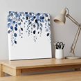 thumbnail image 4 of Ships Next Day Canvas Wall Art 12"x12",Blue Eucalyptus Leaves Wood Framed Canvas Print Painting,Summer Botanical Watercolor Ready to Hang Small Picture Wall Decor for Home Kitchen Dining Room Office, 4 of 9