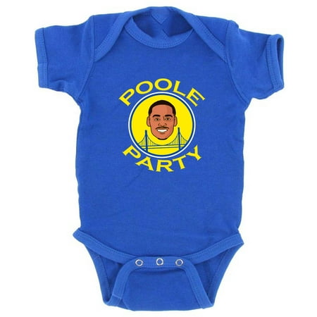 

Warriors Jordan Poole Party Logo Baby 1 Piece